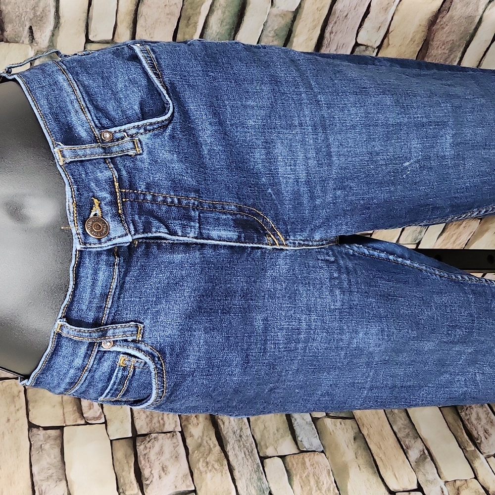 Free People Distressed High-Rise Skinny Jeans - 28 - Picture 5 of 8